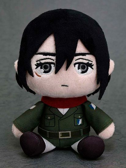 Плюш Good Smile Company Attack on Titan Mikasa / Плюшевая фигурка по мотивам аниме "Атака титанов", Микаса Аккерман