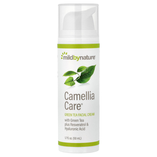 Mild By Nature, Camellia Care®, крем для лица с зелёным чаем, 50 мл (1,7 жидк. унции)
