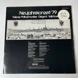 Винтажная виниловая пластинка LP Wiener Philharmoniker , Dirigent: Willi Boskovsky, Neujahrskonzert 79 (Германия 1979)