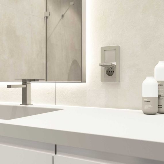 Умный сенсорный выключатель двухклавишный (дымчатый) W4523641/ a069765