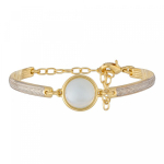 Браслет Possebon Pearl Opaline C3363.25 BW/G