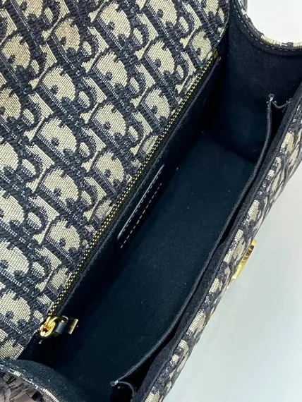 Сумка Dior 30 Montaigne жаккард Oblique