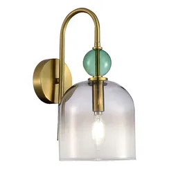 SL2000.211.01 Бра ST-Luce Золотистый/Дымчатый E14 1*40W GEA