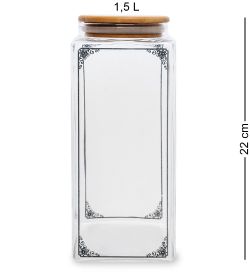 GS- 09 Банка для сыпучих «Антураж» 1,5л