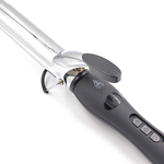 Плойка 32 мм профессиональная BE-UNI Professional зеркальный титан, с удлиненным полотном, с терморегулятором 80-220ºC, без наконечника, A732 Titan New (+ подарок)