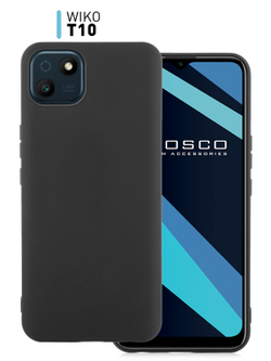 Чехол ROSCO для Wiko T10 (арт. WIKO-T10-COLOURFUL-BLACK )