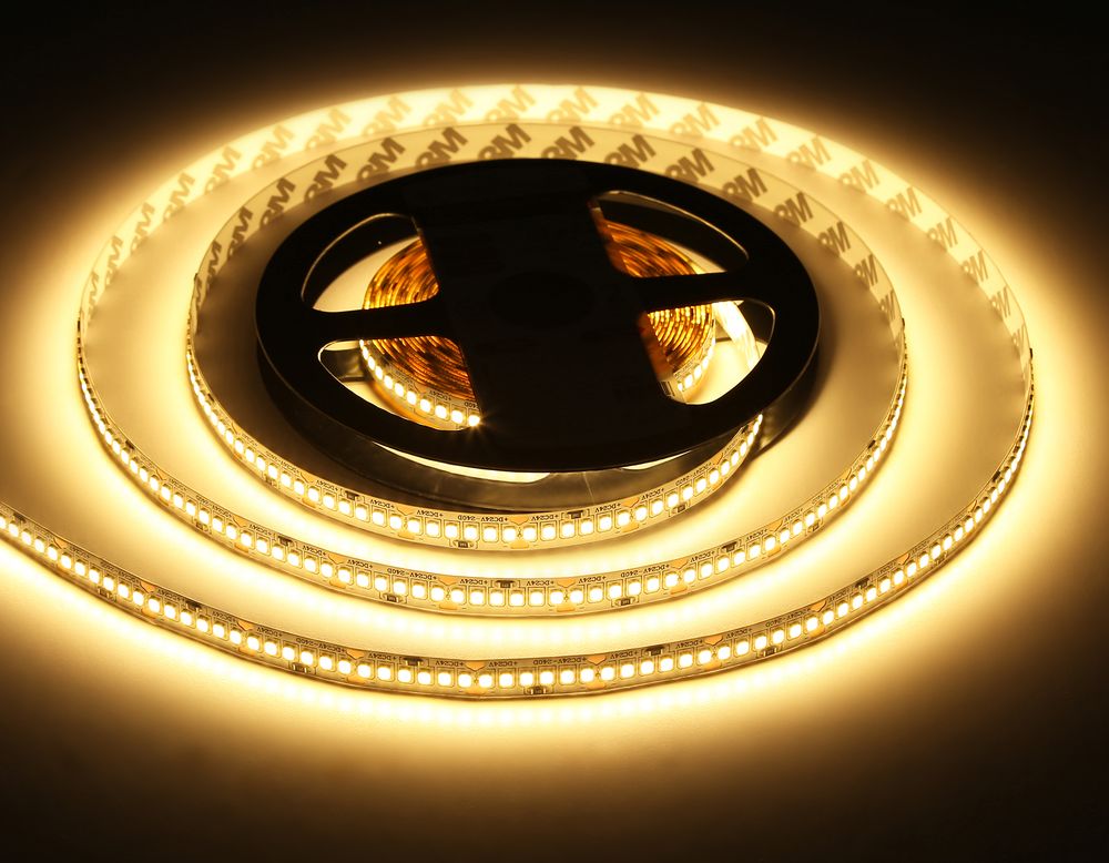 Ambrella Светодиодная лента Ambrella Light GS3301 2835 240Led /18W m/ 24V IP20 3000K 5m LED Strip 24V GS3301