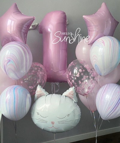 Набор шаров на годик №12