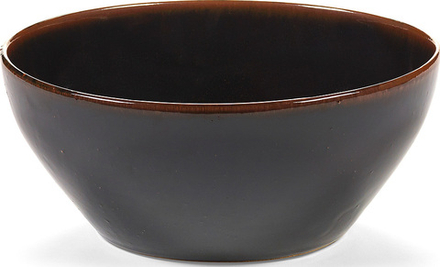 Салатник Serax Out of Lines, каменная керамика, 25 см, коричневый