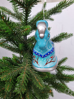 Лошадка- колокол ёлочная игрушка из фарфора