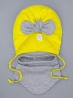 Чалма для малыша на завязках со снудом
