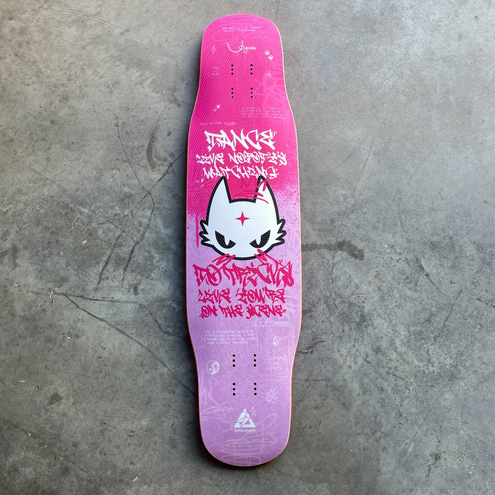 Лонгборд дека Pepper Tanto 38" Pepper X Flip'n'Flow Pink