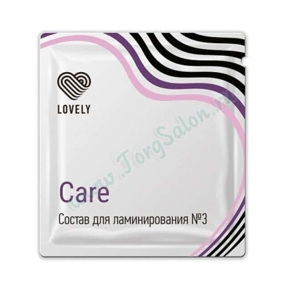 Состав для ламинирования ресниц №3 «Care», в саше, Lovely, 1 гр.