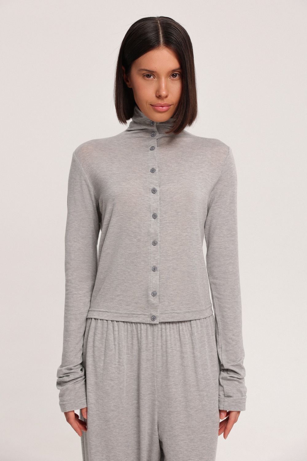 Кардиган из тонкого трикотажа