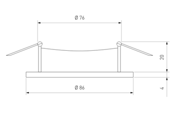 Точечный светильник 704A CX SN/N (сатин никель/никель) Elektrostandard