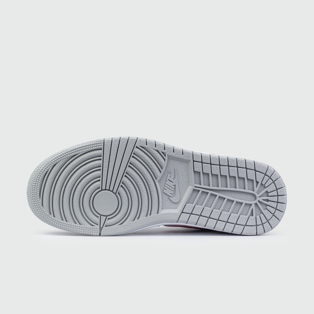 Кроссовки Air Jordan 1 Low Light Smoke Grey / Gym Red