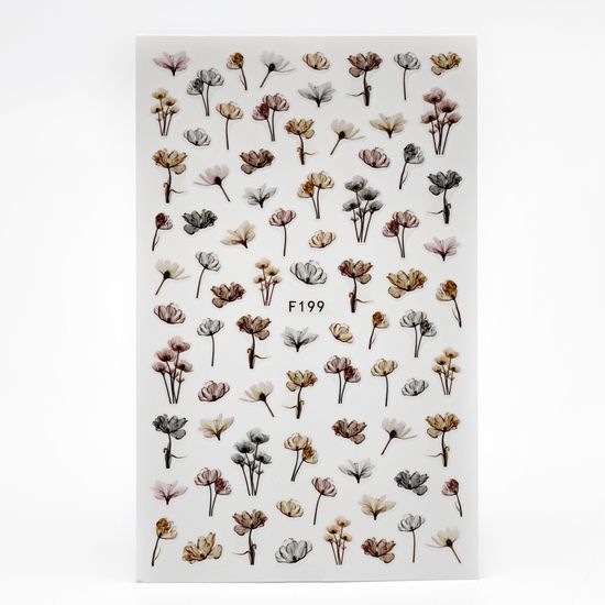 Наклейки для ногтей №F199