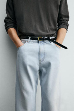 ZARA ДЖИНСЫ FLARE FIT, ГОЛУБОЙ