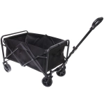 Тележка садовая складная 4 колеса 75*48*49/89см. черная