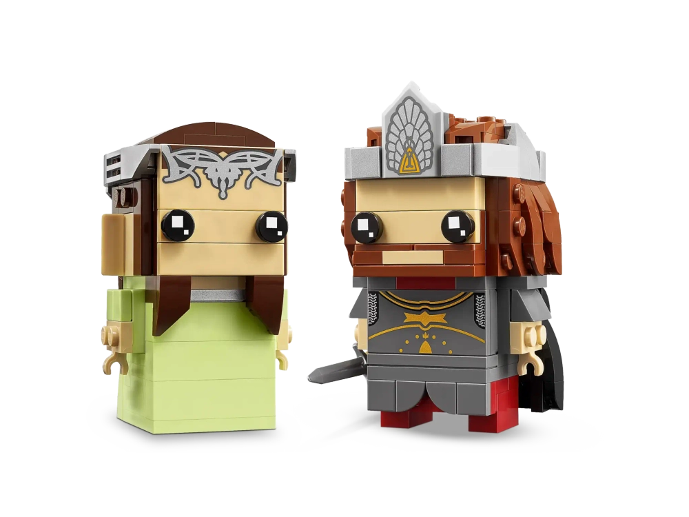 Конструктор LEGO BrickHeadz 40632 Властелин колец: Арагорн и Арвен