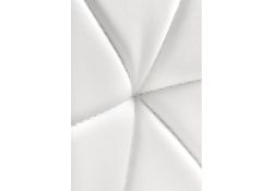 Стул на металлокаркасе Вальд экокожа белый / белый глянец