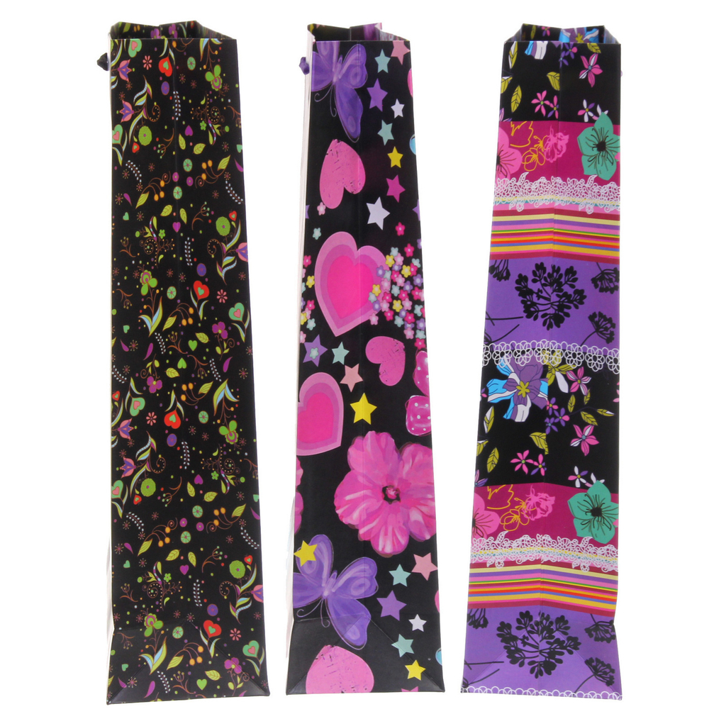 Пакет подарочный «Яркие краски» 17,5*25*7 см, микс