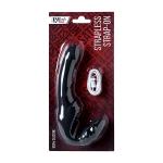 Черный безремневой страпон 35см с вибрацией ToyFa Black&Red 901408-5