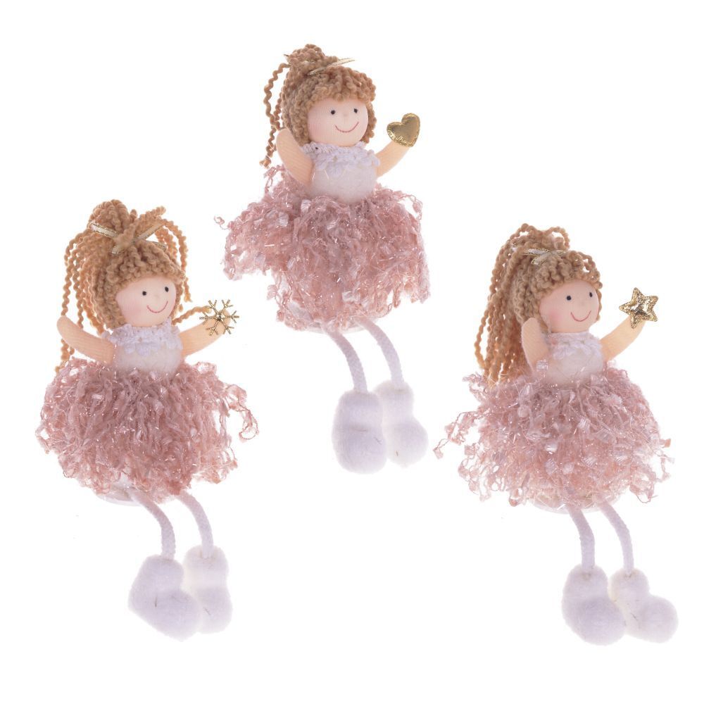 GAEM Изделие декоративное "Ангел", L8 W8 H17 см, 3в.