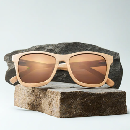 [Пример] Солнечные очки из светлого дерева