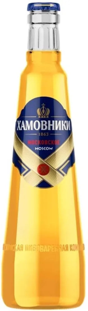 Пиво Хамовники Московское / Hamovniki Moscow 0.45 - стекло