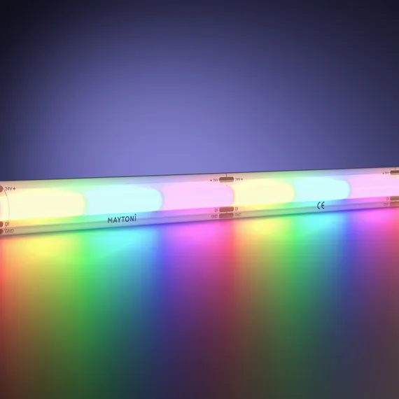 Светодиодная лента 24В COB 18Вт/м 5м IP 65 Адресная (SPI) Цветная (RGB) 201251 Led Strip 201251
