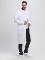 Халат мужской Классика (тк.ТиСи), белый