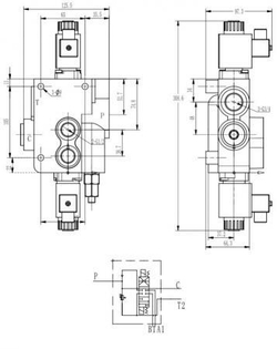 Гидрораспределитель Z80 24V