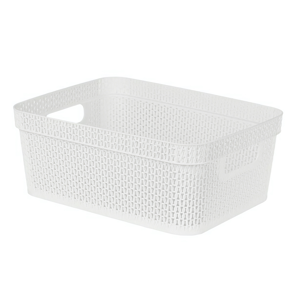 Корзина для хранения Keeplex Ajur с л 36,5х27х14,1см белое облако