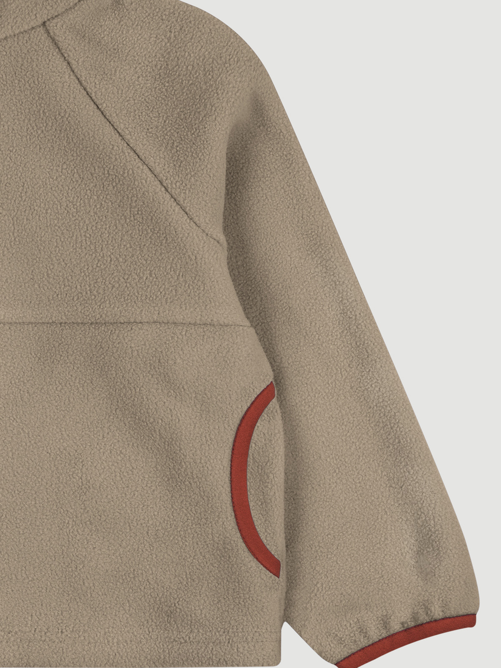 Флисовая куртка на молнии Mjölk Кофе с молоком