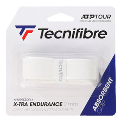 Теннисные намотки базовые Tecnifibre X-Tra Endurance 1P - белый