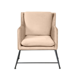 Кресло Alex, бархат бежевый 5