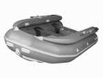 Лодка ПВХ X-River Rocky 415 НДВД + усиленное дно и баллон, красно-серый/фурнитура серая + Фальшборт