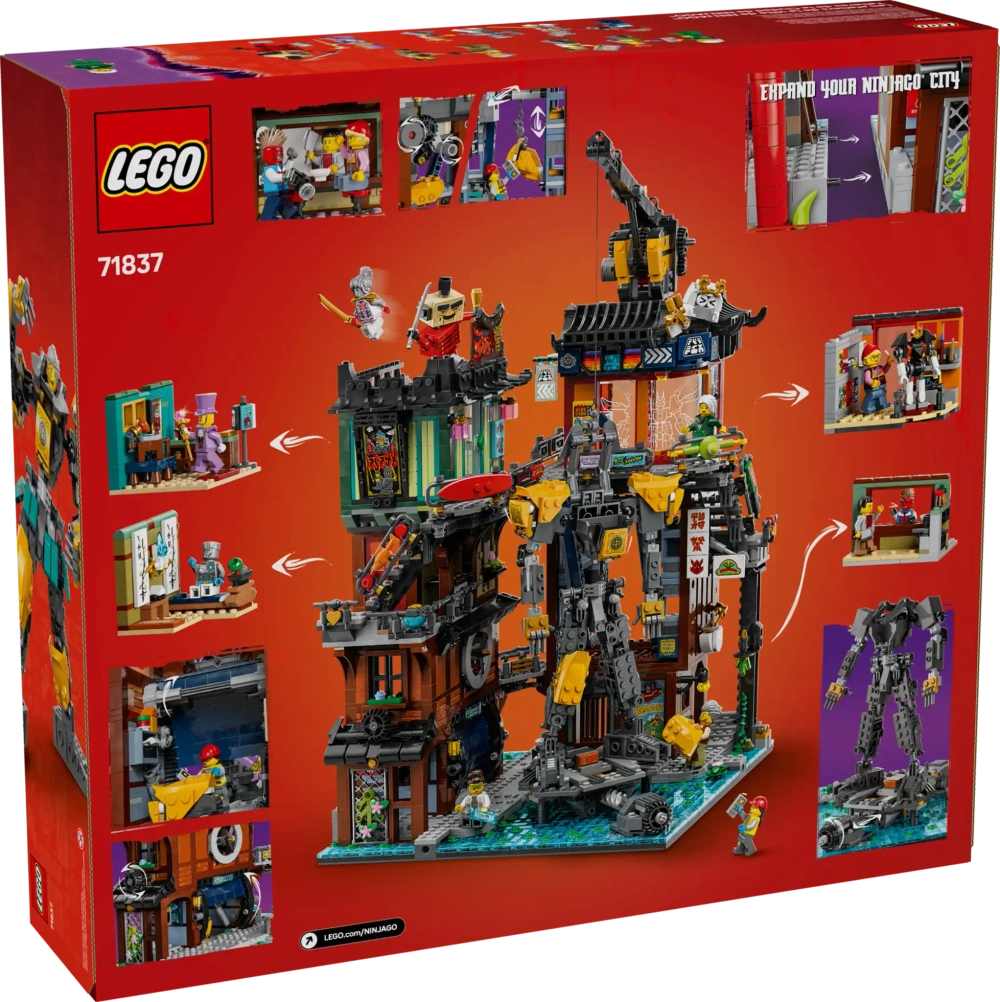 Конструктор LEGO Ninjago 71837 Городские мастерские NINJAGO