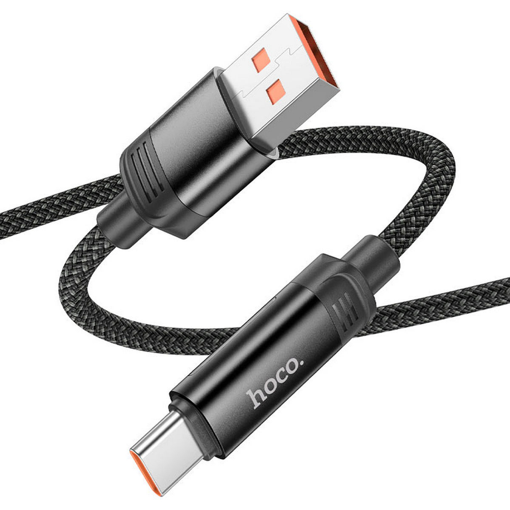 Кабель USB x Type-C -1.2м. Hoco. U126 (5A/100W)