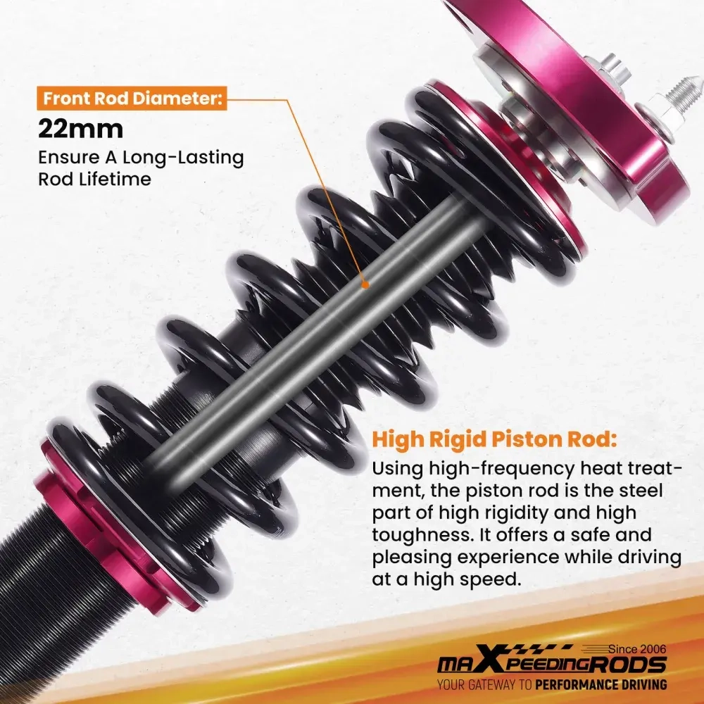 Комплект для автомобиля Honda CivicSi 2006-2011 Maxpeedingrods Suspension Kits Adjustable Height Coil Strut Coilovers lowering kit