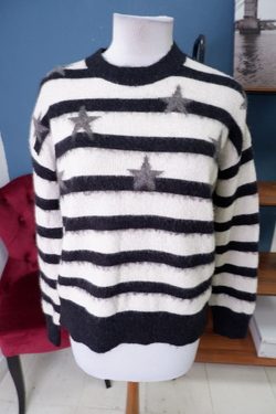 Джемпер Allsaints в полоску 44 размер