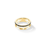 Кольцо Coeur de Lion Black-Gold 0136/40-1316 60