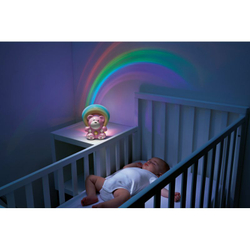 First Dreams - Мишка Тедди с проектором Rainbow Pink 104741