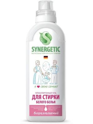 Гель для стирки Synergetic для Белого белья 750 мл