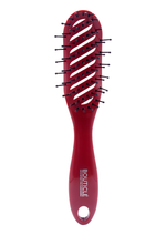 Профессиональная продувная щетка для укладки волос феном, БОРДОВАЯ - Bouticle Tunnel Hair Brush