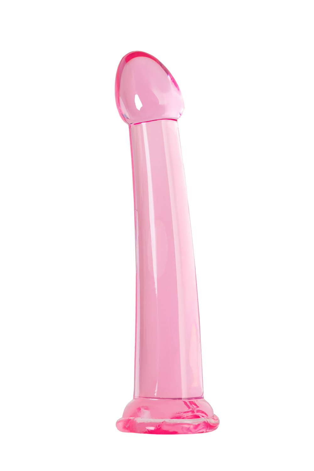 Нереалистичный фаллоимитатор Jelly Dildo XL Toyfa Basic, TPE, Розовый, 22 см