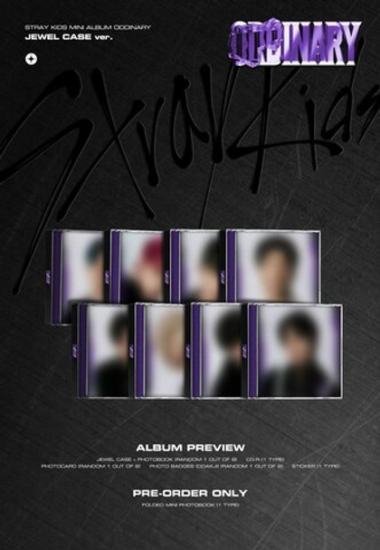 Альбом Stray Kids ODDINARY JEWEL CASE VER.
