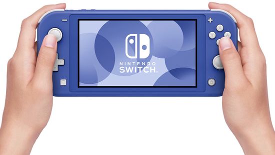 Игровая приставка Nintendo Switch Lite 32GB Синий (Новый) + Чип + 128GB