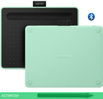 Графический планшет Wacom Intuos S Bluetooth Pistachio (CTL-4100WLE-N)